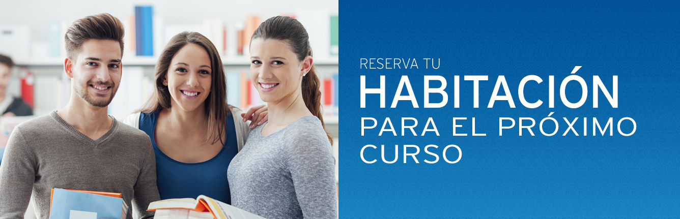Reserva tu habitación para el curso
